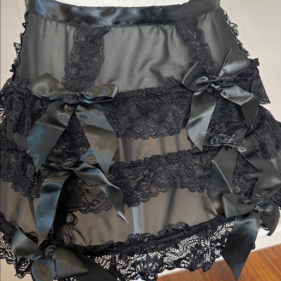 NWT Dolls Kill Death to Sunshine Cage Hoop Mini Skirt - Picture 14 of 15